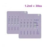 TIAM Snail & Azulene Sleeping Mask (1.2mL × 30ea)